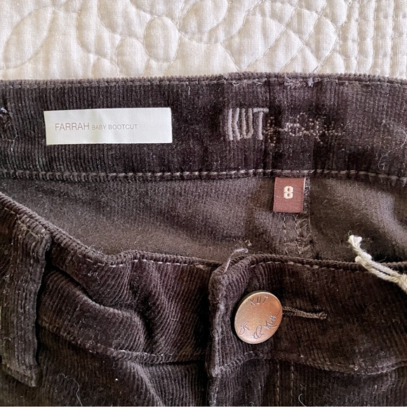 NWT Kut from the Kloth brown corduroy “Farrah” Baby Bootleg pants - Picture 14 of 14